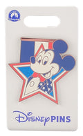 Disney Pin - Patriotic Mickey Mouse - USA Star Medal