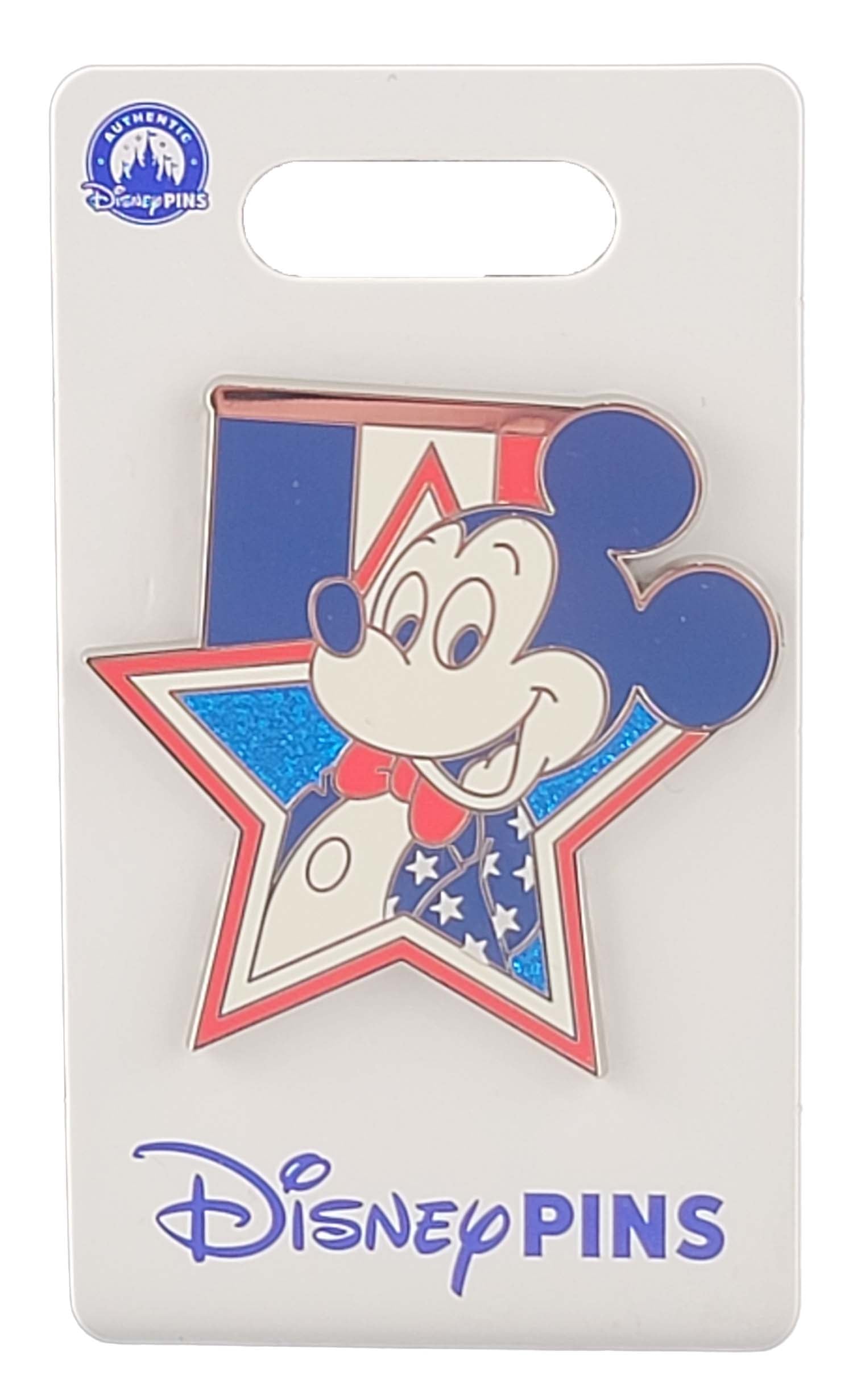 Disney Pin - Patriotic Mickey Mouse - USA Star Medal