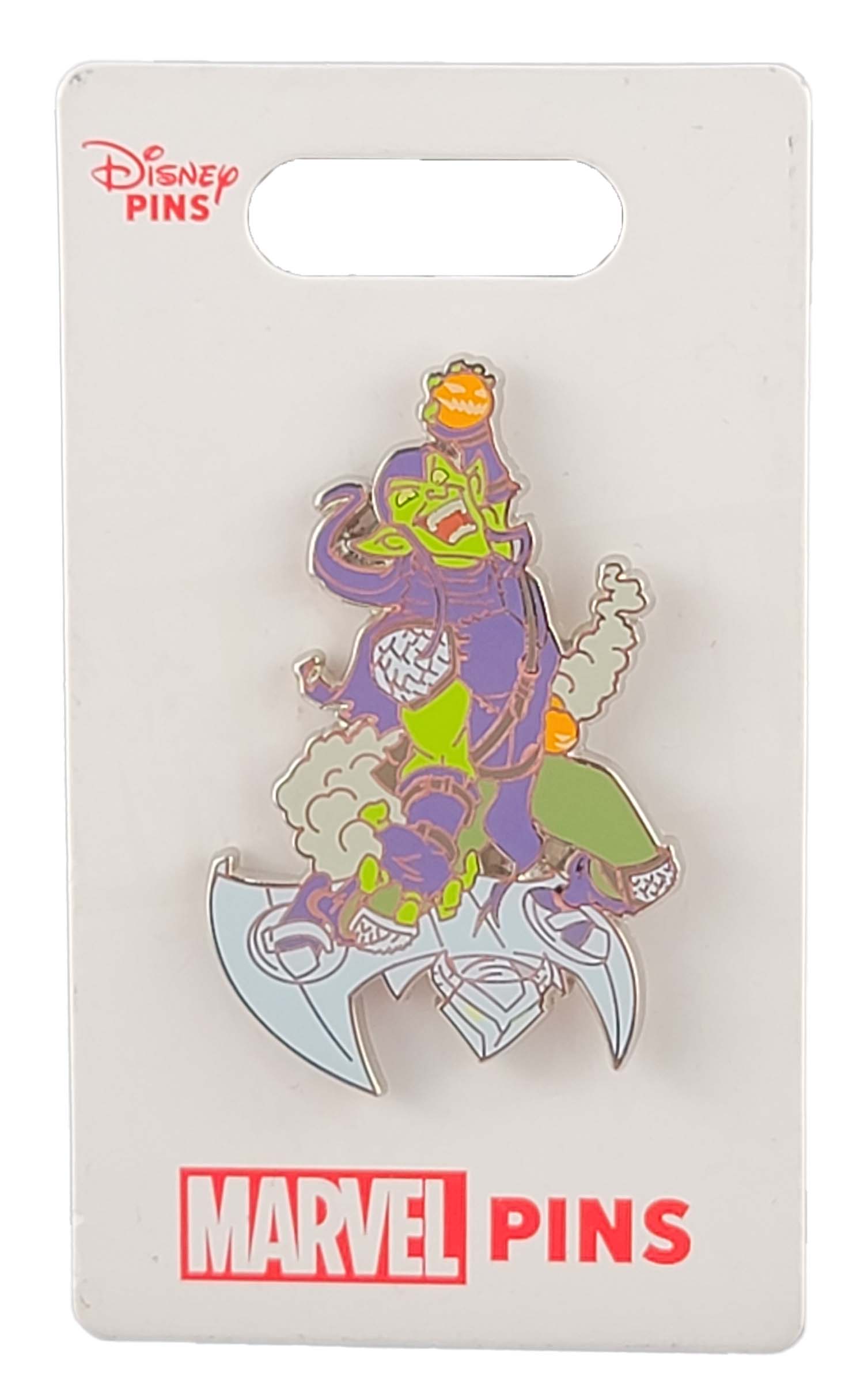 Disney Pin - Marvel Spider-Man - Green Goblin Holding Pumpkin Bomb