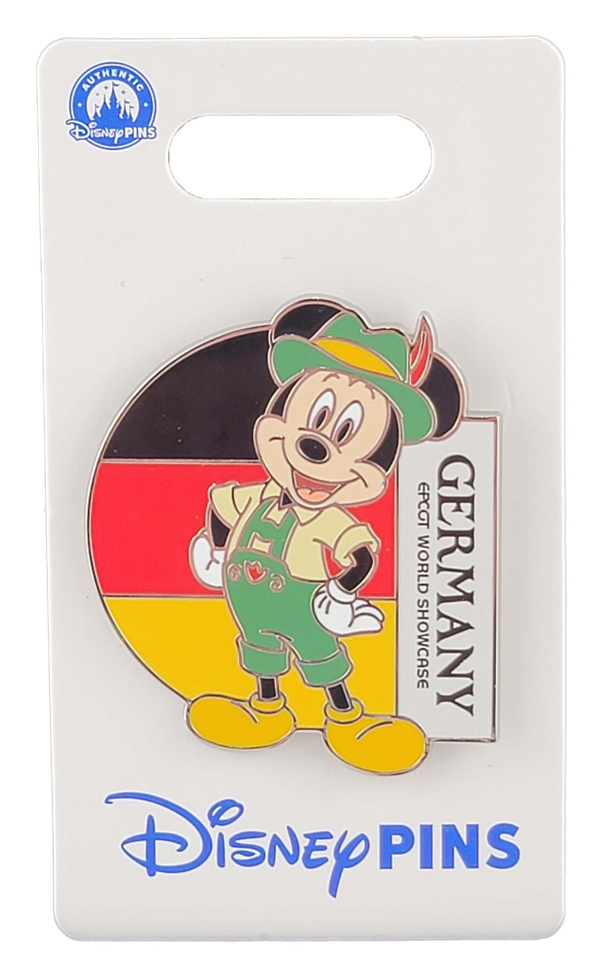 Disney Pin - EPCOT World Showcase - Mickey Mouse Flag Series - Germany - front view