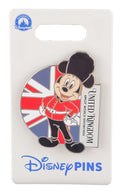 Disney Pin - EPCOT World Showcase - Mickey Mouse Flag Series - United Kingdom - front view