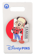 Disney Pin - EPCOT World Showcase - Mickey Mouse Flag Series - Canada - front view