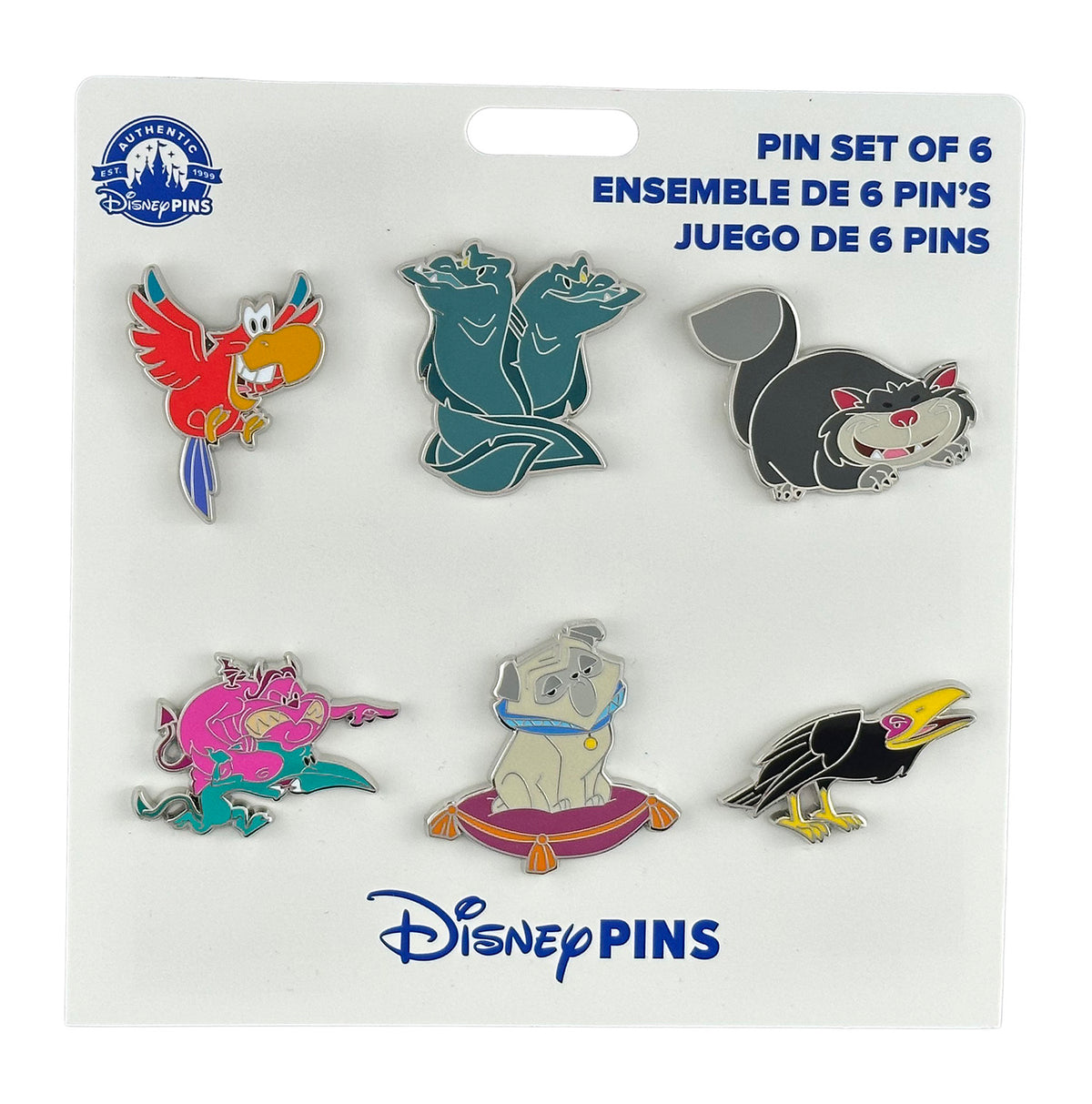 Disney Pin - Booster Set - Disney Villains Evil Sidekicks - 6-Pin Set - front view