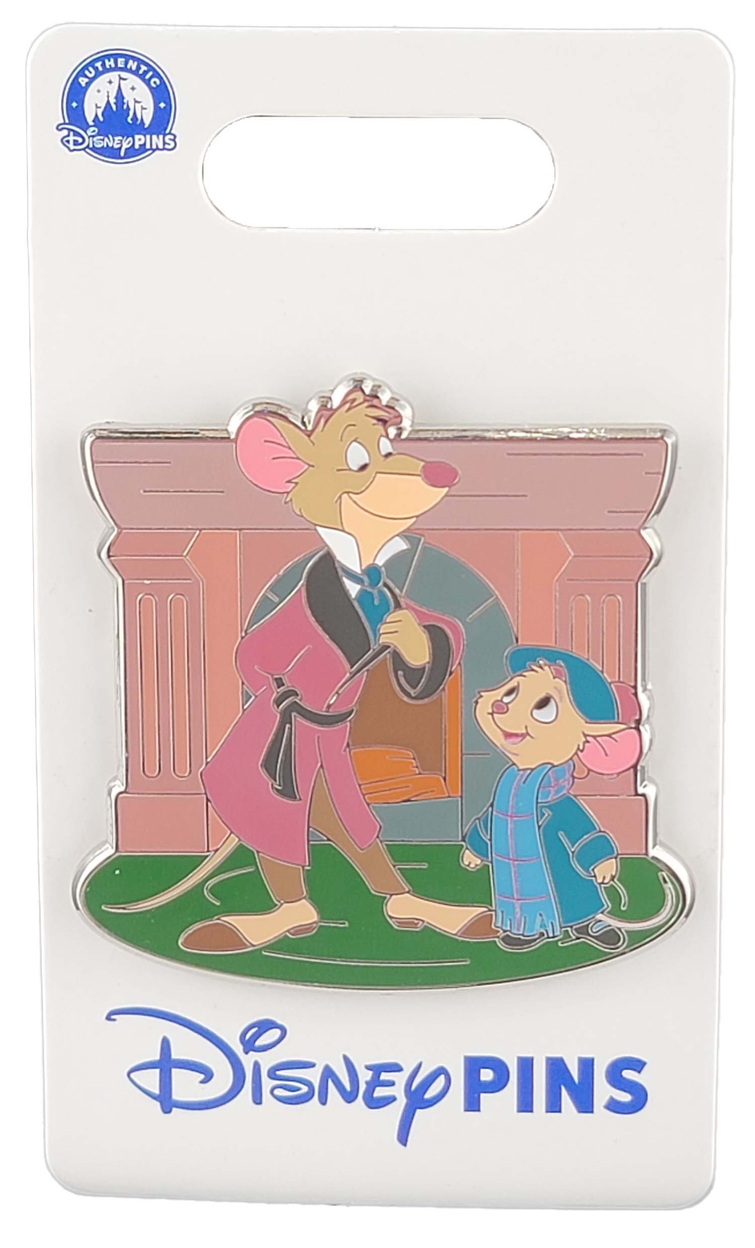 Disney Pin - Basil and Olivia - The Great Mouse Detective - 40th Anniversary