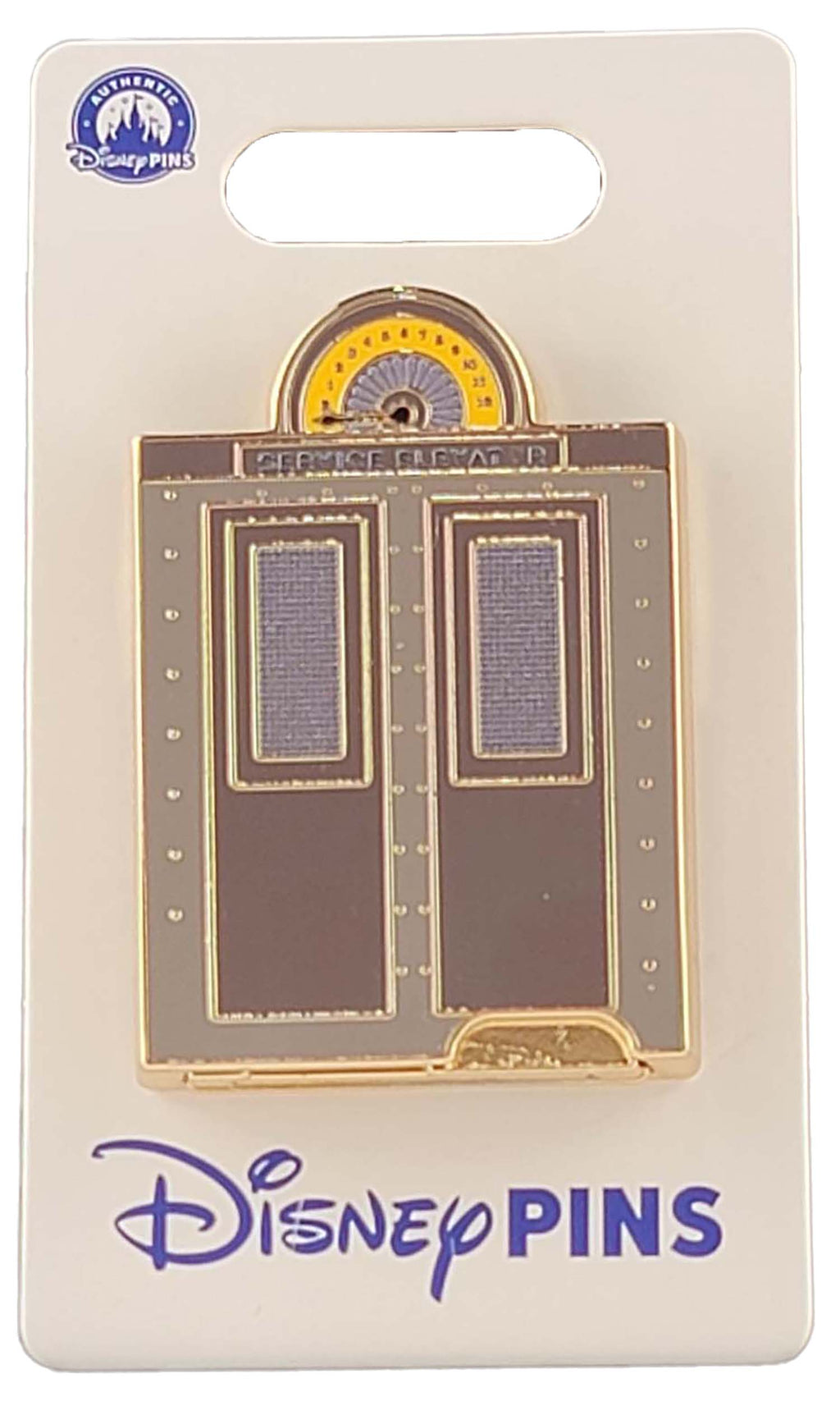 Disney Pin - The Hollywood Tower Hotel - Mickey and Minnie - Going Down? Slider, view 1