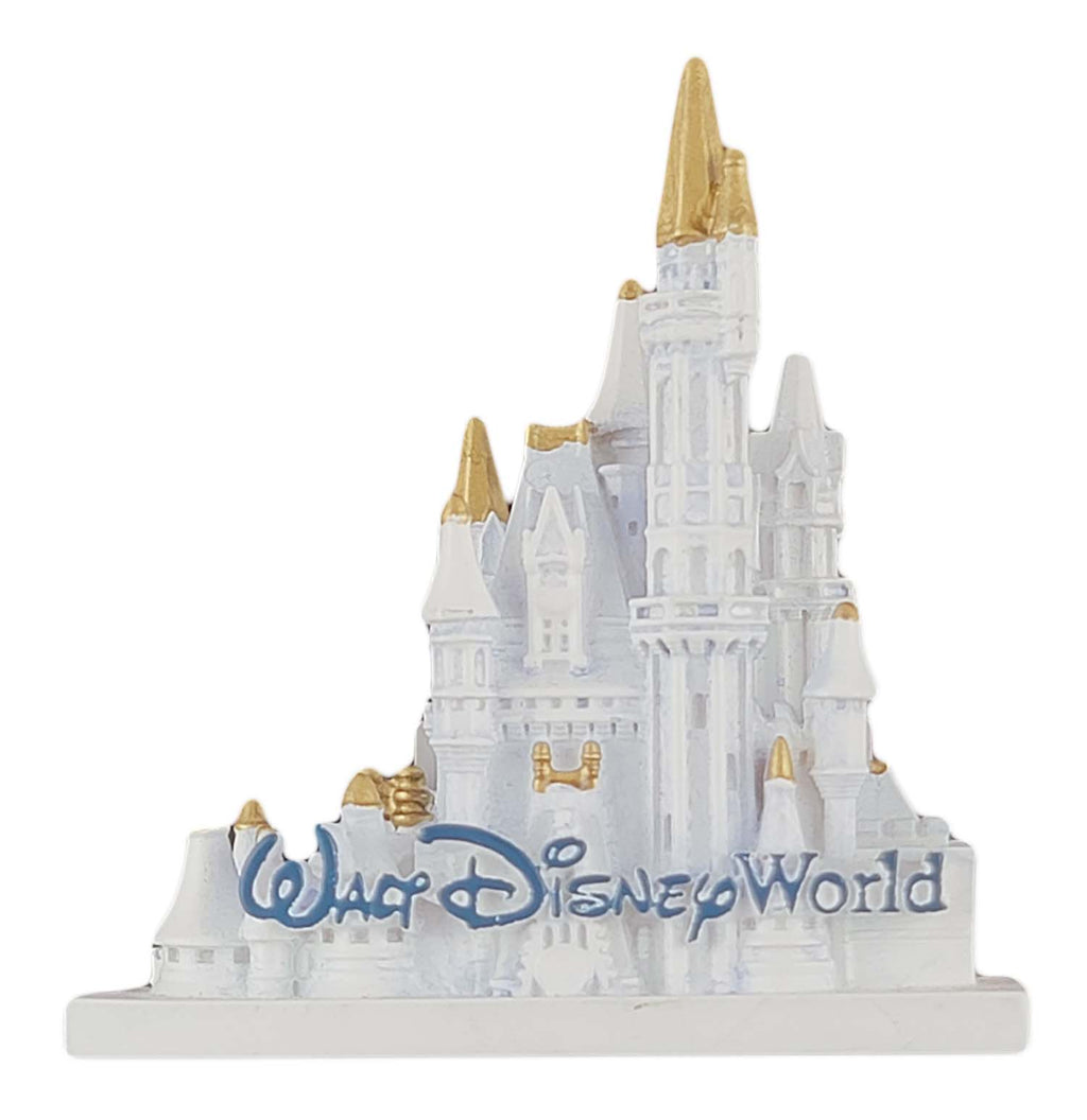 Disney Parks Magnet - Walt Disney World - Cinderella Castle - White - front view