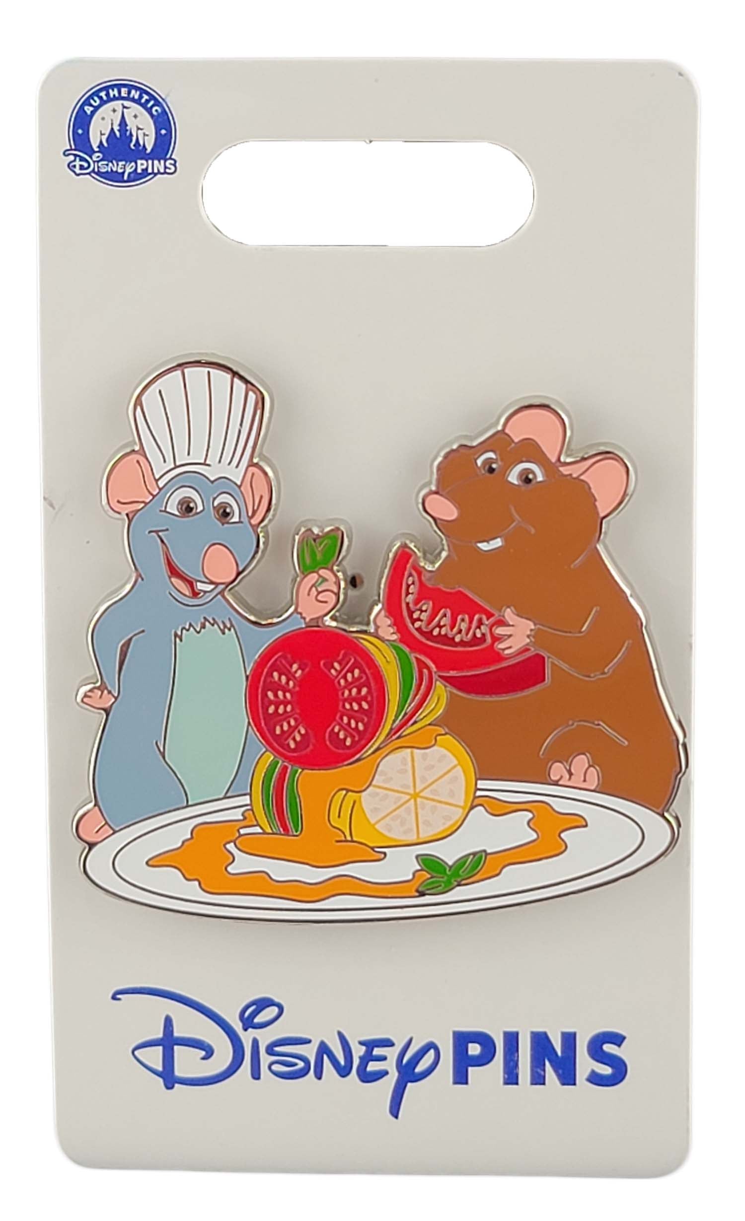 Disney Pin - Ratatouille - Chef Remy and Emile Having a Snack