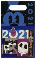 Disney Pin - Walt Disney World - Dated 2021 - Nightmare Before Christmas - Jack Skellington
