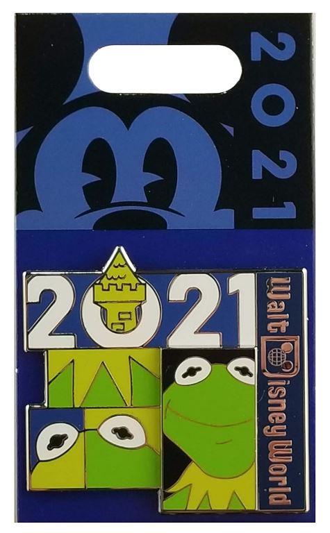 Disney Pin - Walt Disney World - Dated 2021 - Muppets - Kermit