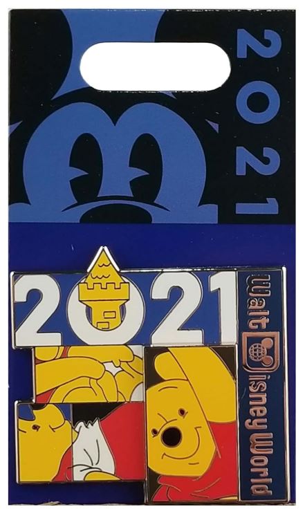Disney Pin - Walt Disney World - Dated 2021 - Winnie the Pooh