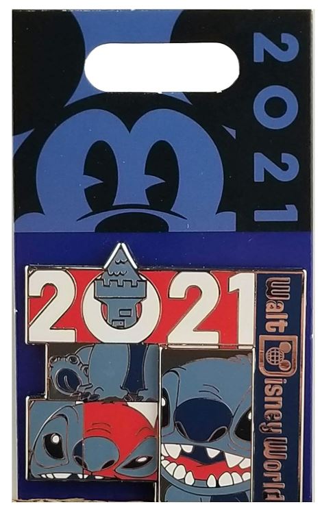 Disney Pin - Walt Disney World - Dated 2021 - Stitch