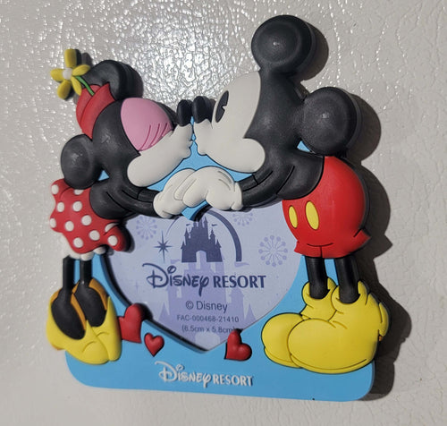 Disney Parks Magnetic Photo Frame - Mickey & Minnie Kiss - alternate view 2