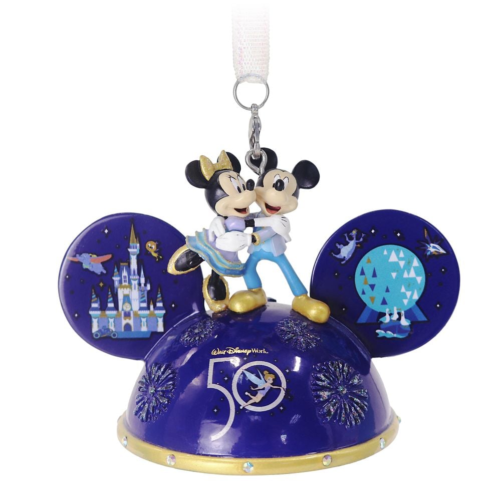 Disney Parks Ornament - Walt Disney World 50th Anniversary Ear Hat, view 1