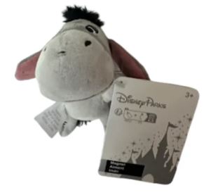 Disney Parks - Mini Plush Magnet Clip - Winnie the Pooh - Eeyore