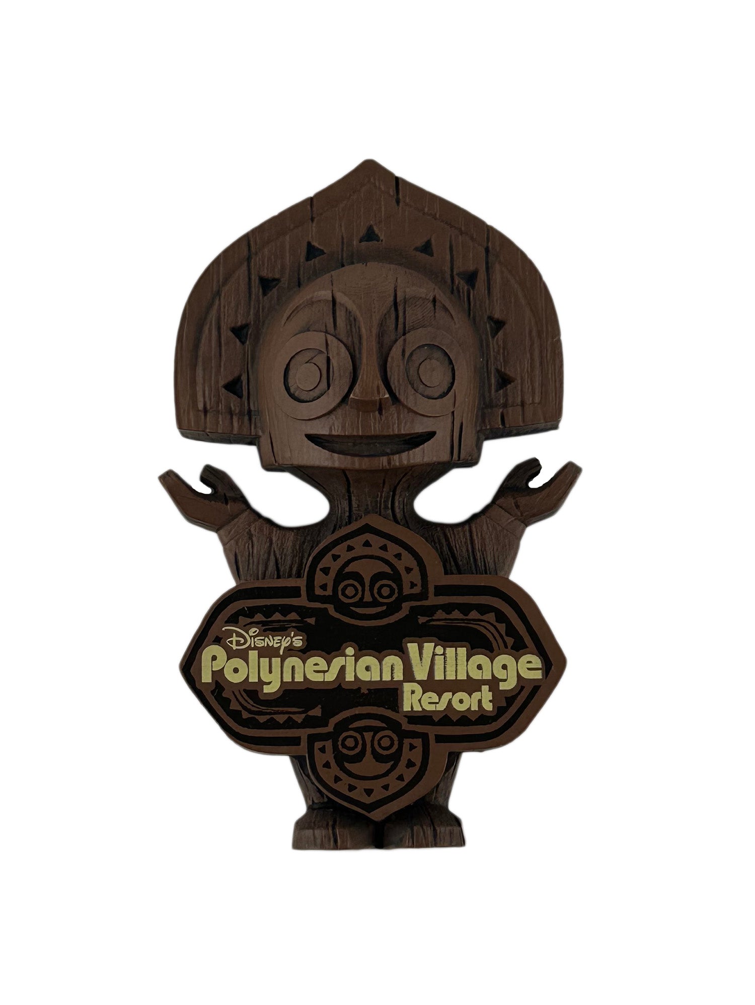 Disney Parks Magnet - Disney Polynesian Village Resort - Tiki - front view