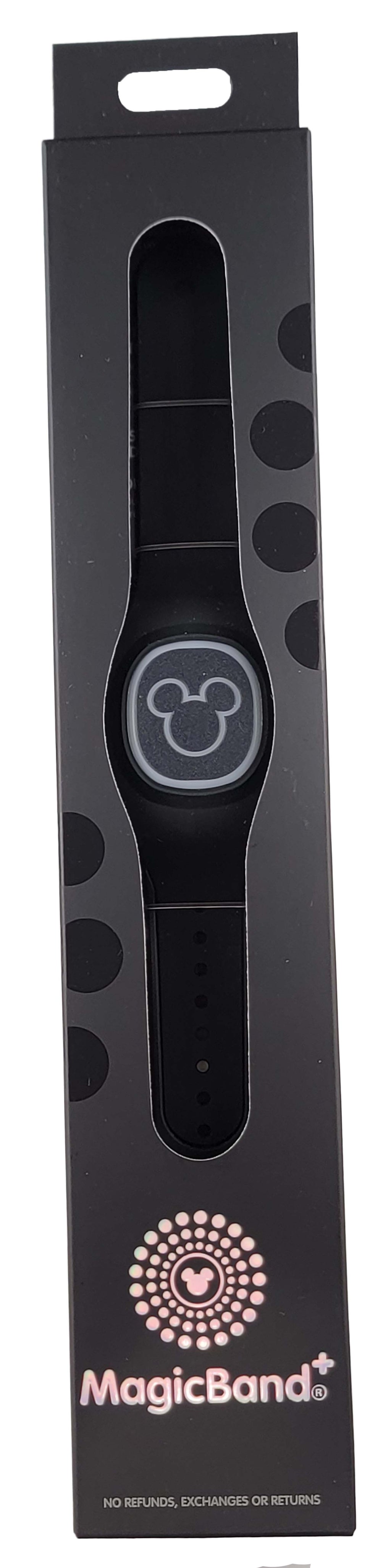 Disney Magicband Plus + - Solid Black with Mickey Icon