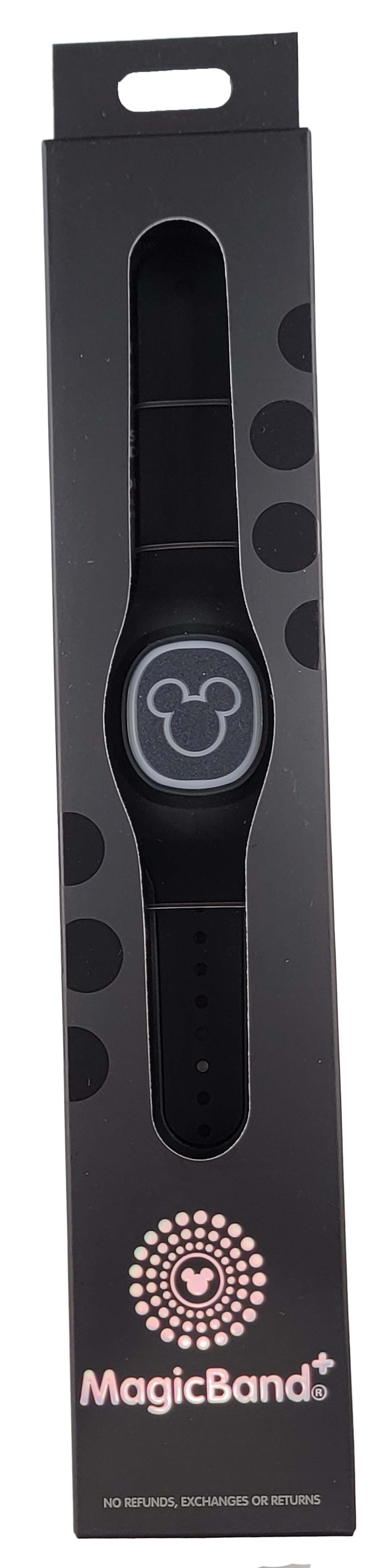 Disney Magicband Plus + - Solid Black with Mickey Icon