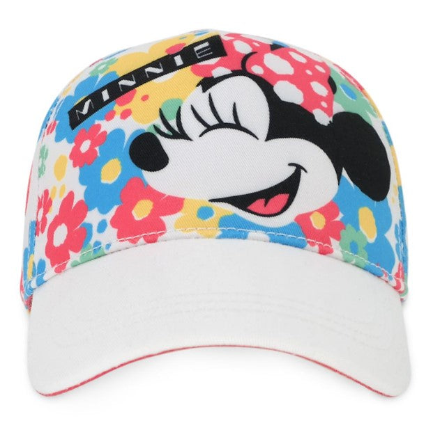 Disney Parks - Youth Baseball Cap - Minnie Mouse - Floral, image 1