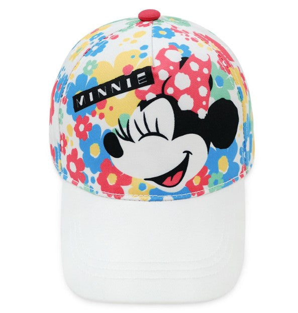 Disney Parks - Youth Baseball Cap - Minnie Mouse - Floral, image 2