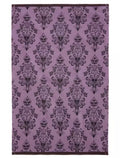 Disney Parks Kitchen Towel - Haunted Mansion Wallpaper - Purple - front view