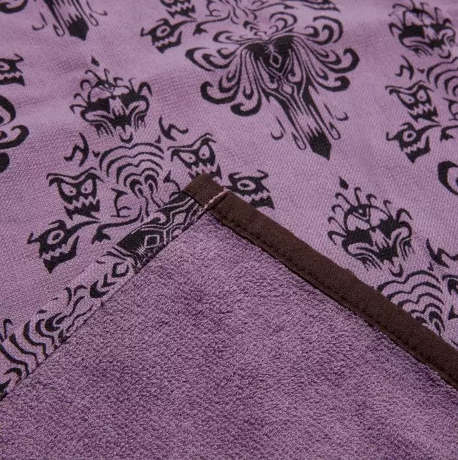 Disney Parks Kitchen Towel - Haunted Mansion Wallpaper - Purple - alternate view 2