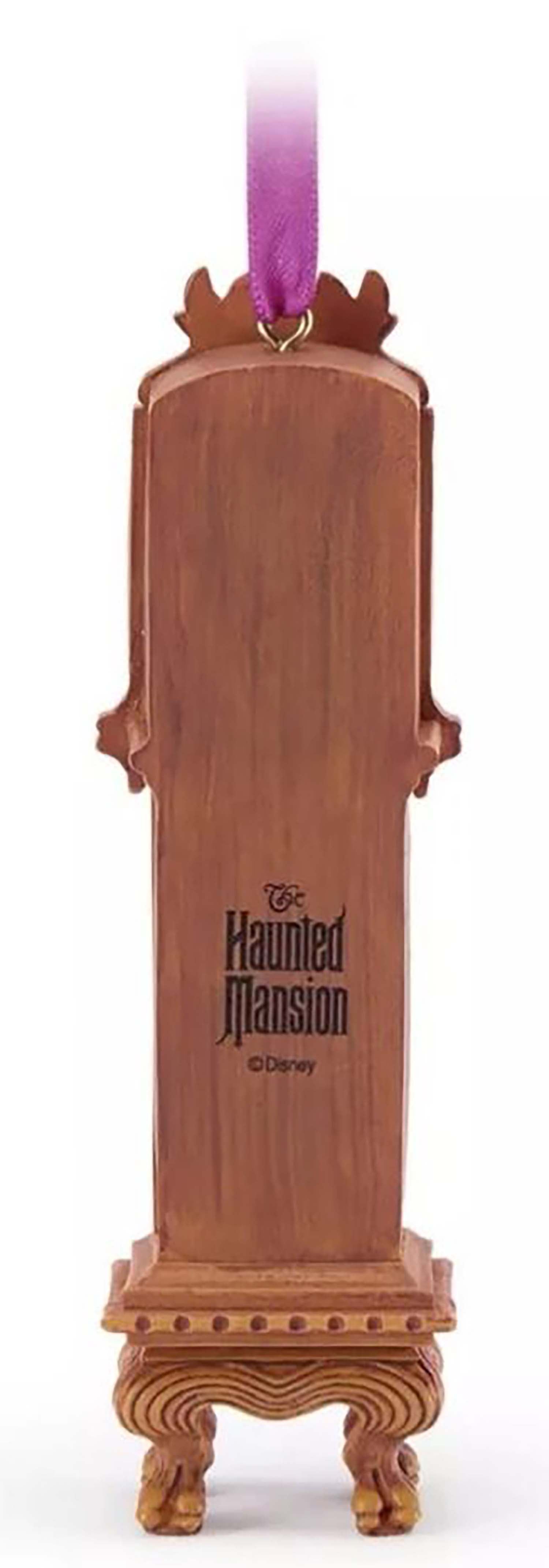 Haunted Mansion 13-Hour Clock ornament, back