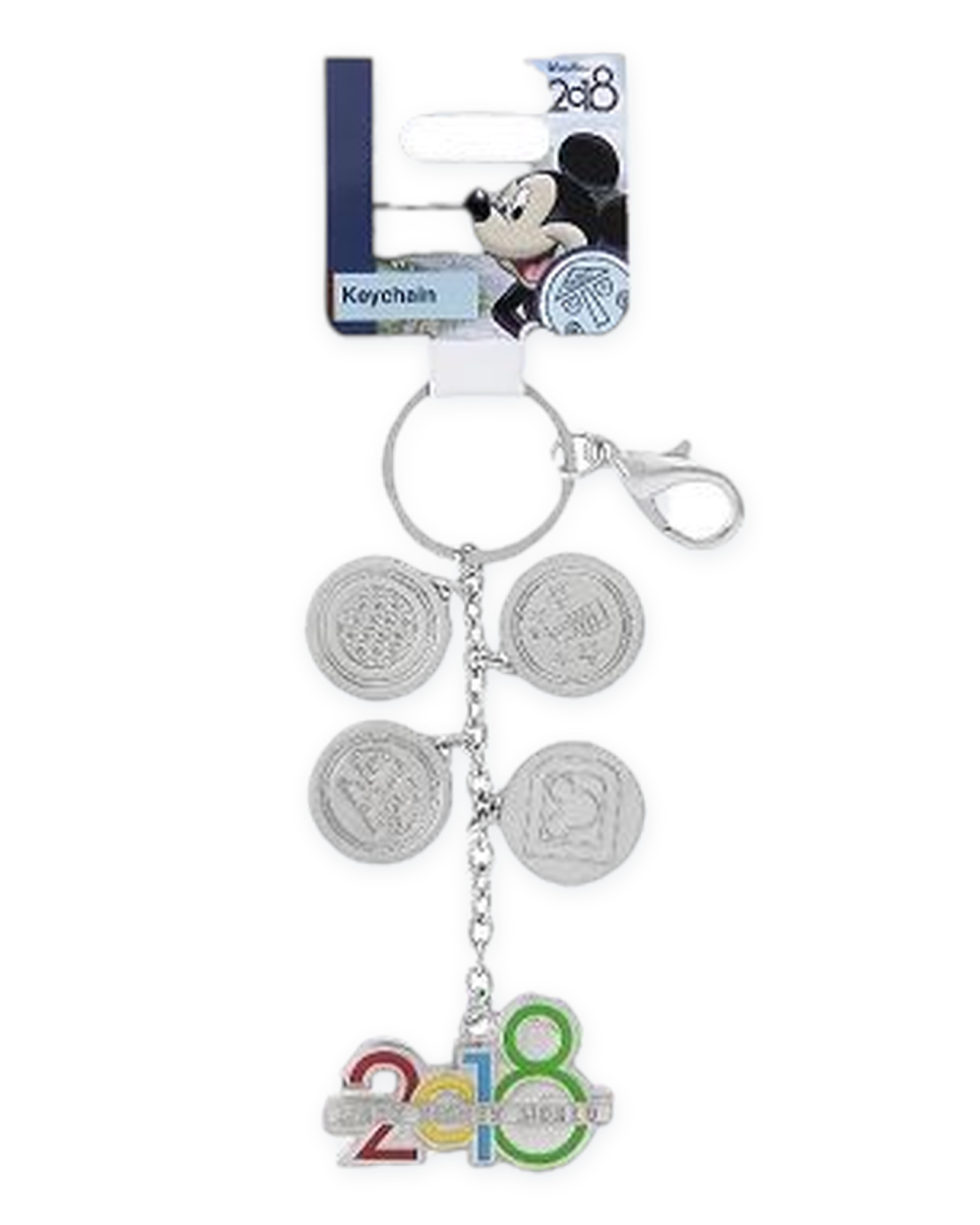 Disney Parks Keychain - Dated 2018 WDW - Walt Disney World