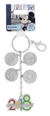 Disney Parks Keychain - Dated 2018 WDW - Walt Disney World