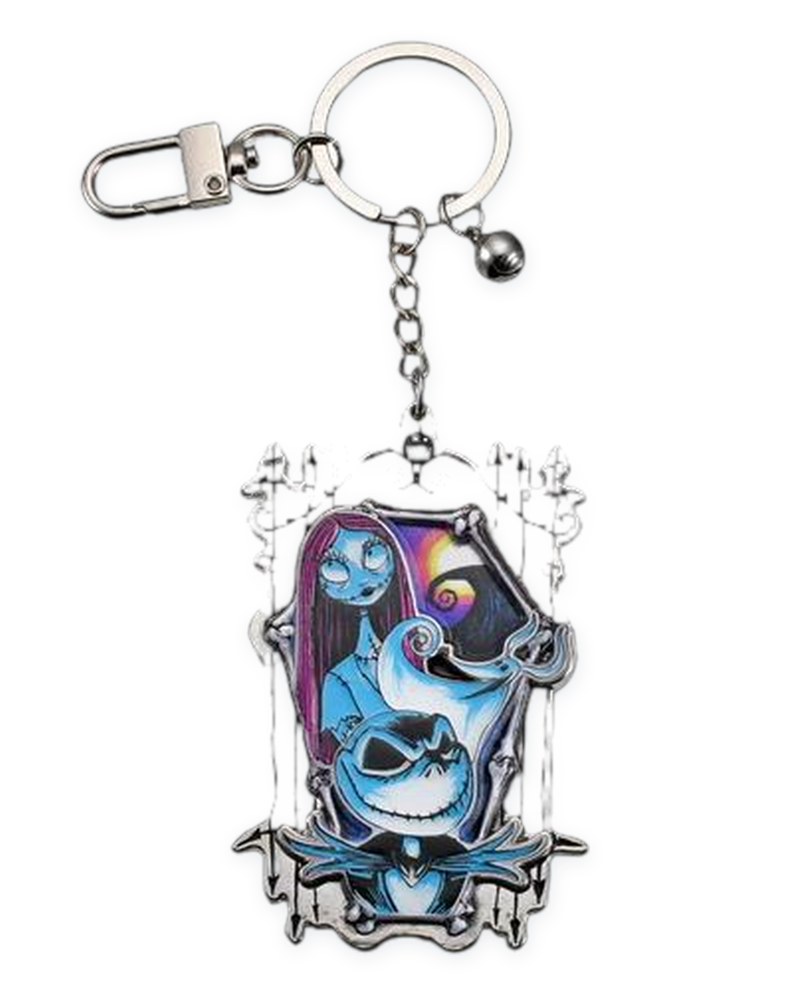Disney Parks Keychain - Nightmare Before Christmas Sally, Zero and Jack Scene