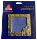 Disney Parks Magnetic Photo Frame - WDW 50th Anniversary Gold Castle - front view