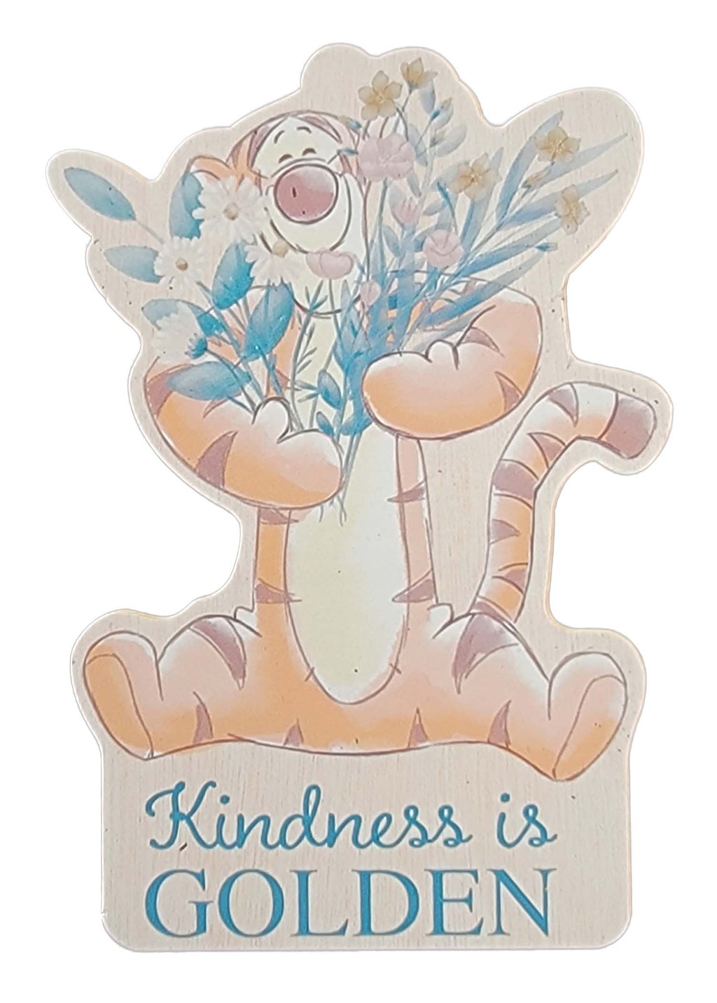 Disney Parks Magnet - Winnie the Pooh - Tigger - Kindness is Golden - front view