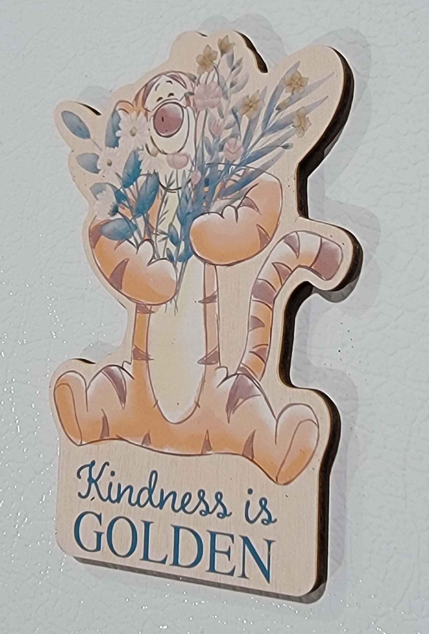 Disney Parks Magnet - Winnie the Pooh - Tigger - Kindness is Golden - alternate view 2