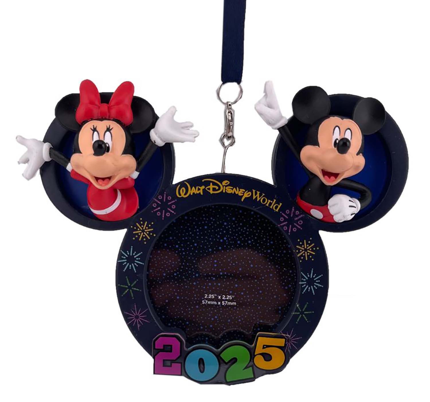 Disney Parks Ornament - 2025 Dated Logo - WDW - Photo Frame Ornament