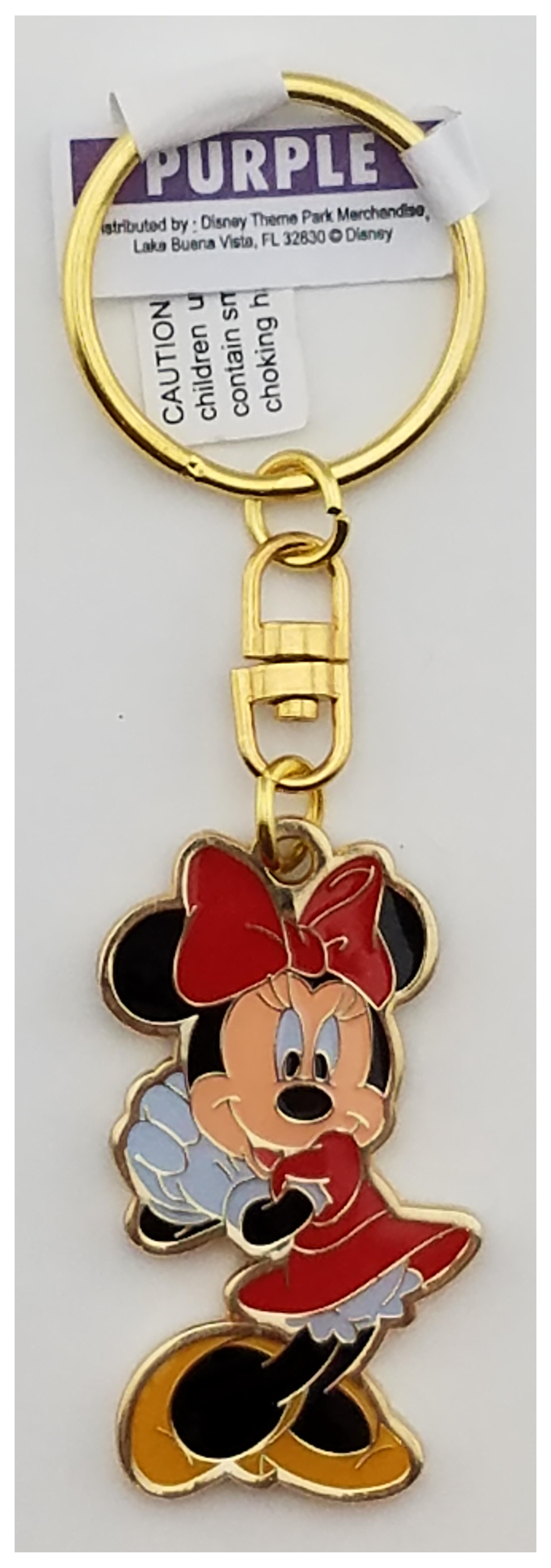 Disney Parks Keychain - Minnie Mouse - Hands By Her Cheek