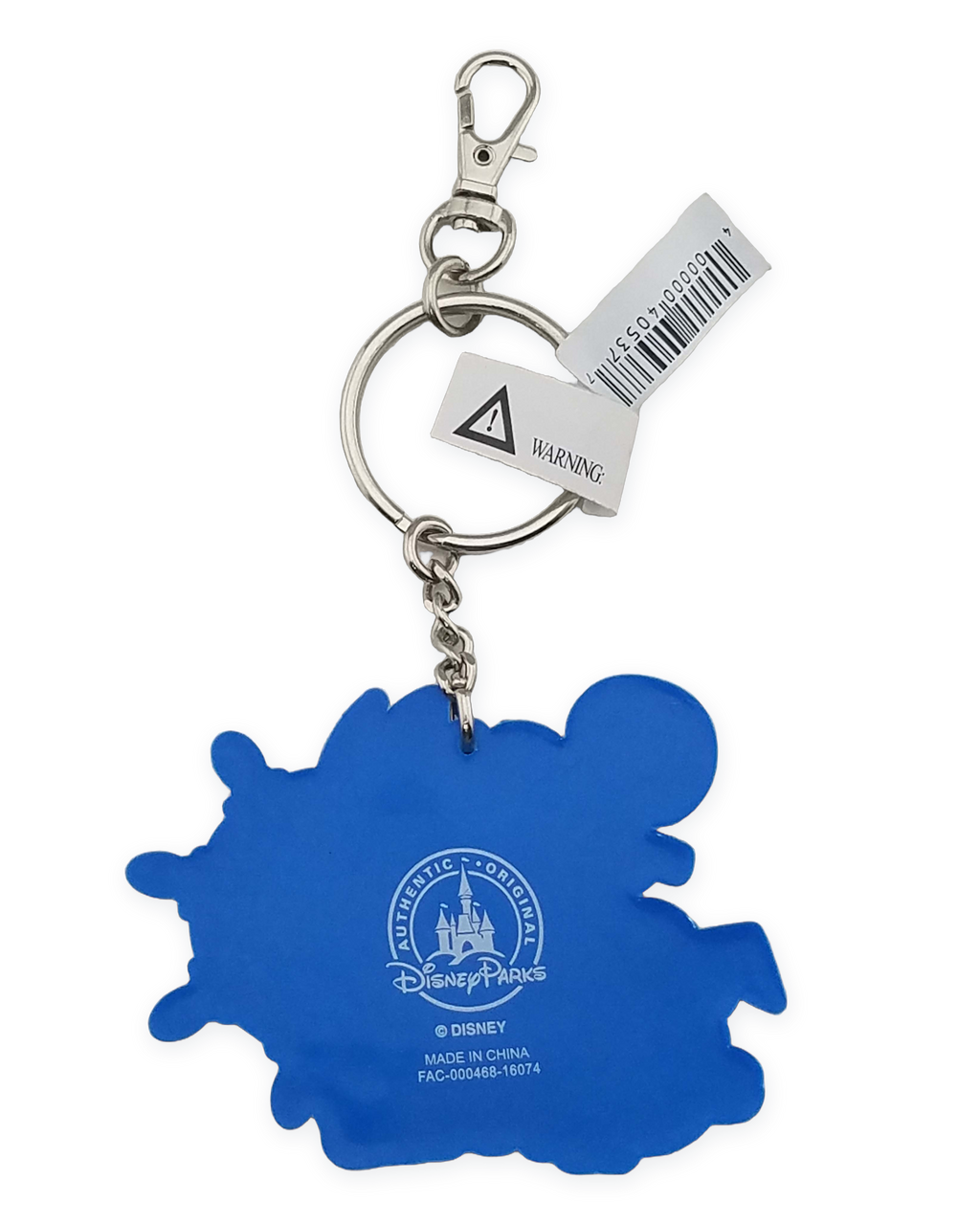 Disney Parks Keychain - Soft Touch Mickey Mouse Pirate - AaaRrrrrrGGHH!