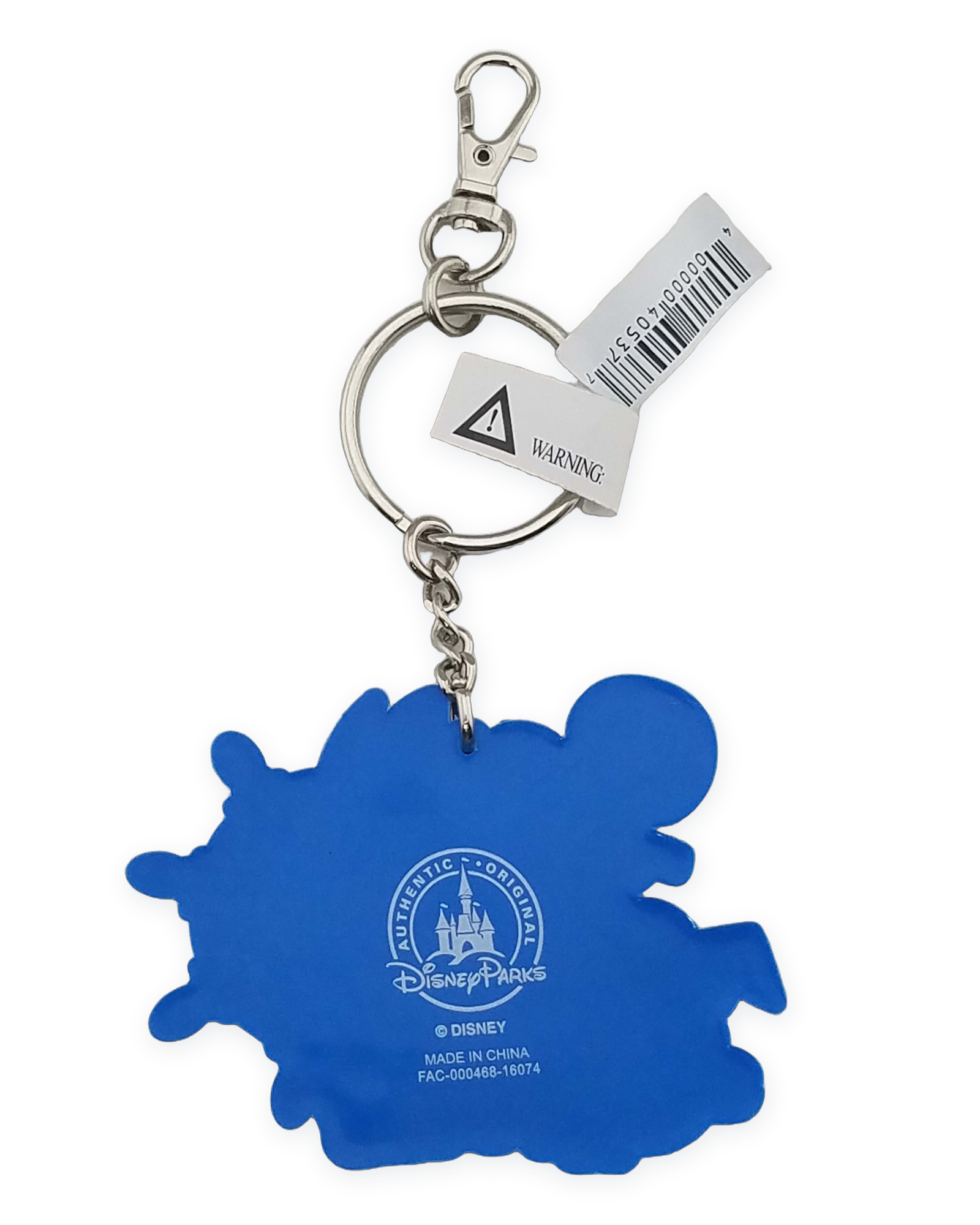 Disney Parks Keychain - Soft Touch Mickey Mouse Pirate - AaaRrrrrrGGHH!