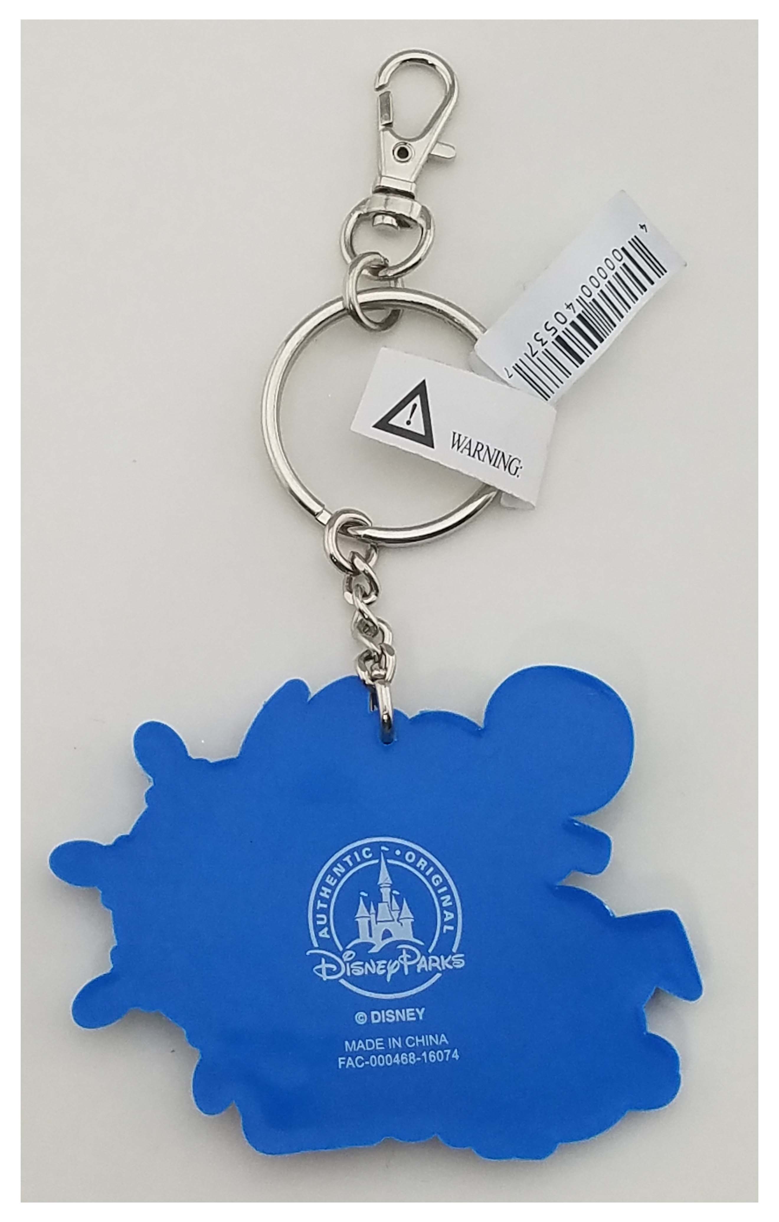 Disney Parks Keychain - Soft Touch Mickey Mouse Pirate - AaaRrrrrrGGHH!