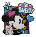 Disney Parks Magnet - Minnie Mouse Comic SO SWEET! - front view