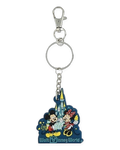Disney Parks Keychain - Mickey Minnie and Castle
