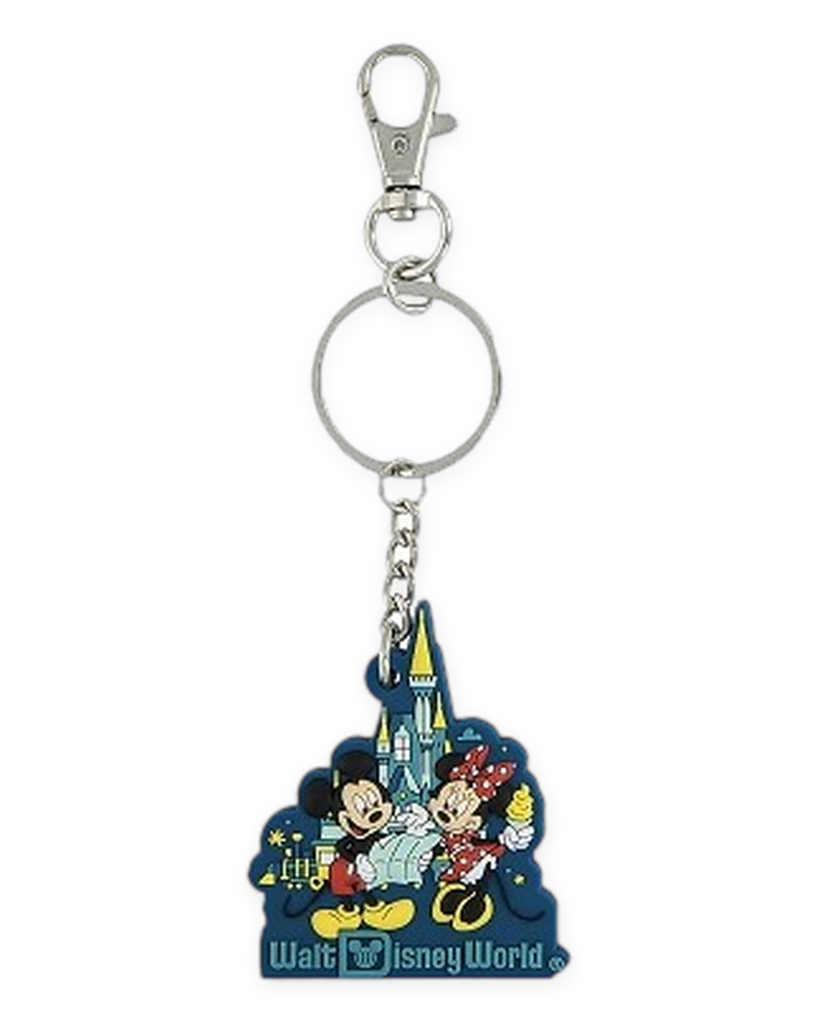 Disney Parks Keychain - Mickey Minnie and Castle