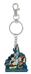 Disney Parks Keychain - Mickey Minnie and Castle