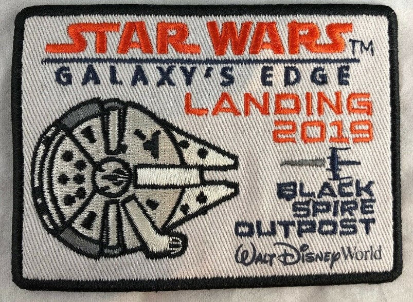 Disney Parks Patch - Star Wars Galaxy's Edge - Black Spire Outpost - Landing 2019