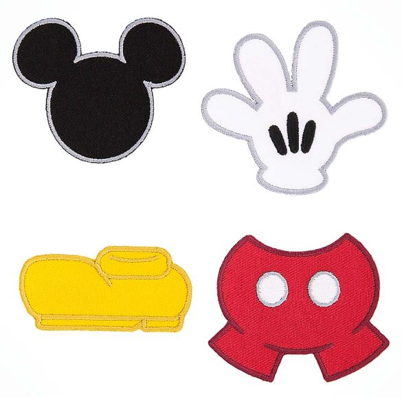 Disney Parks - Iron On Patch Set - Best Of Mickey Mouse
