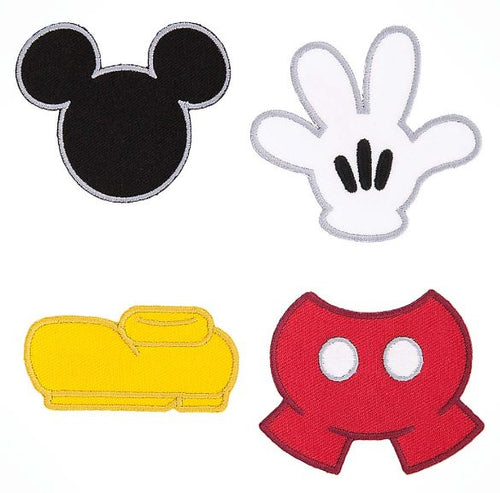 Disney Parks - Iron On Patch Set - Best Of Mickey Mouse