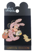 Disney Pin - 2001 Easter - Mickey in Bunny Suit (2 Pin Set)