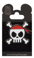 Disney Pin - Pirates of the Caribbean - Skull and Crossbones - Hidden Mickey - front view