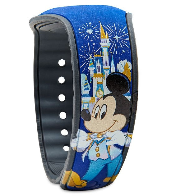 Disney Parks - MagicBand 2.0 - Walt Disney World - 50th Anniversary - Mickey Mouse, Goofy, and Donald
