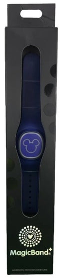Disney Magicband Plus + - Solid Navy Blue With Mickey Icon