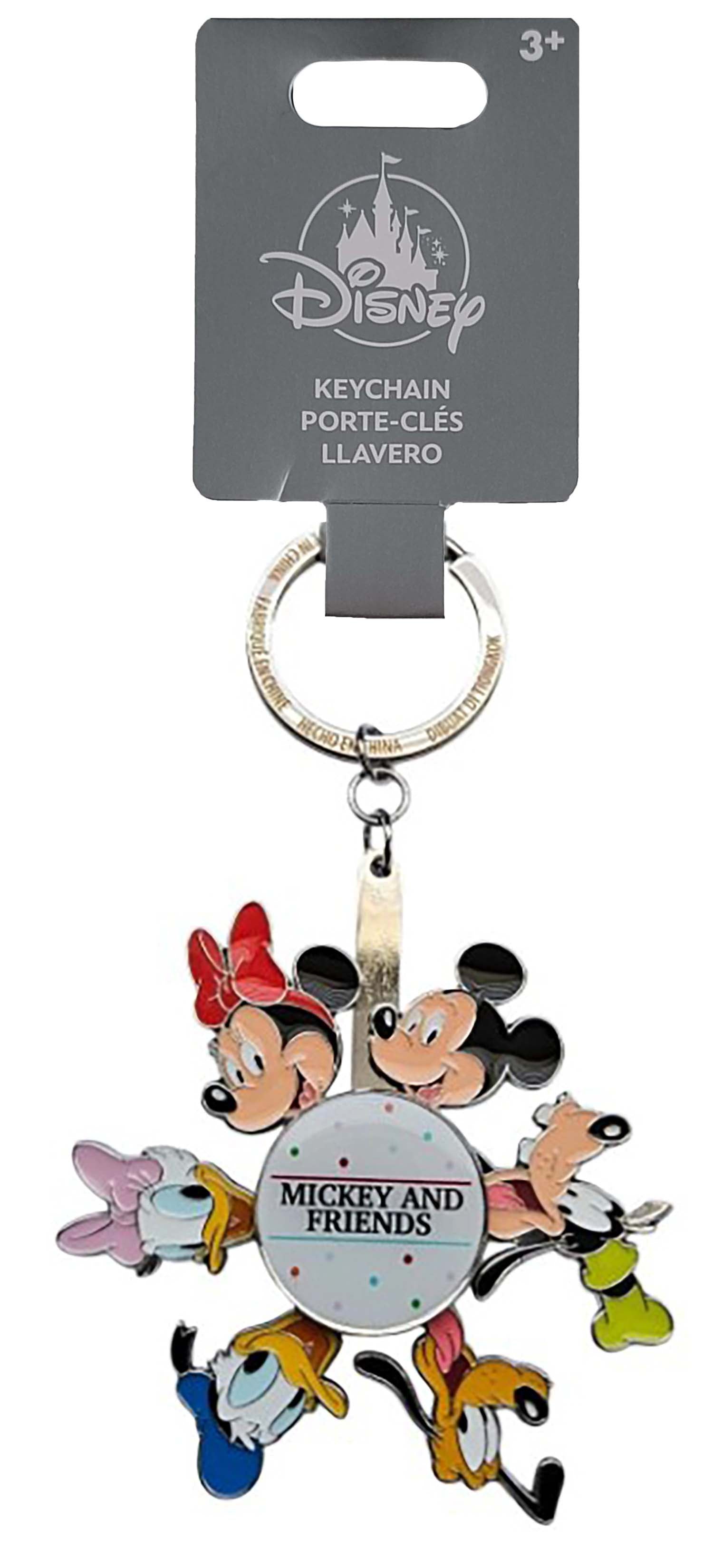 Disney Parks Keychain - Mickey Mouse and Friends - Spinner