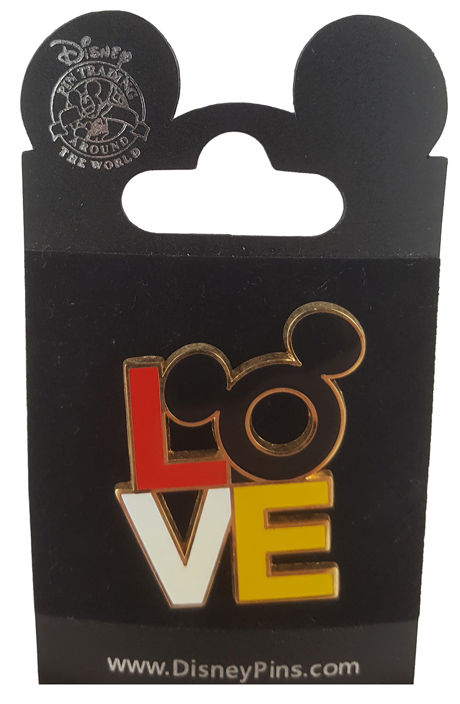 Disney Pin - LOVE with Mickey Icon